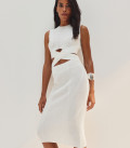 Milk pencil skirt