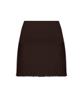 Юбка мини гофре Kamilla шоколад