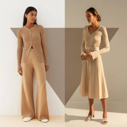 Фигура «перевернутый треугольник»: как подобрать одежду – платья, юбки, брюки?