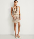 Anita plunge neckline top cream