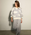 Gray sweatshirt "Khmarky" LU