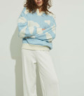 Blue sweatshirt "Khmarky" LU