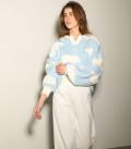 Blue sweatshirt "Khmarky" LU
