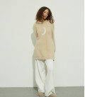 Beige hoodie “LU” LU