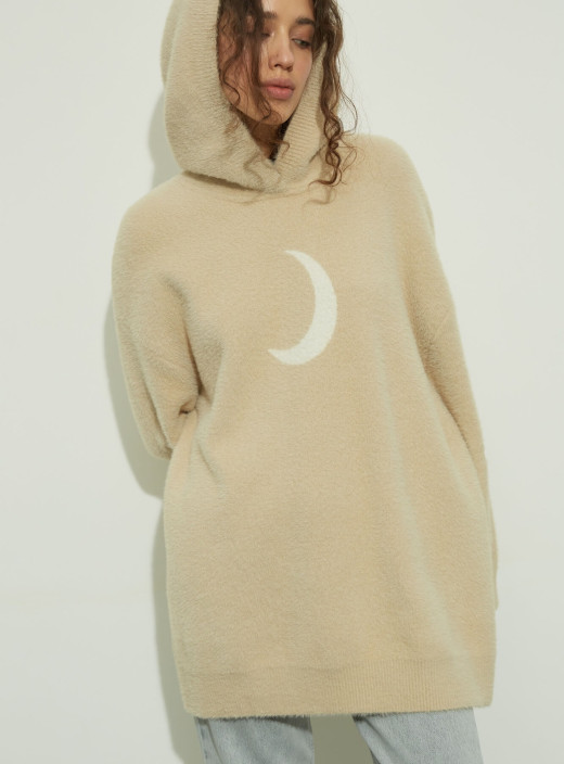Beige hoodie “LU” LU