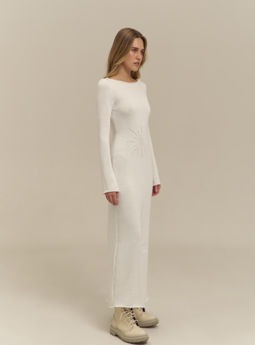 Dress "Syayvo" Midi Milk LU