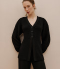 Silhouette cardigan with buttons Alice black