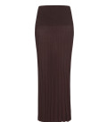 Юбка макси гофре Kamilla шоколад