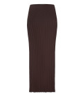 Юбка макси гофре Kamilla шоколад
