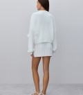 Kamilla pleated mini skirt milk