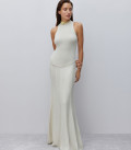 Anabel drop waist maxi dress ivory