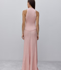 Anabel drop waist maxi dress powder