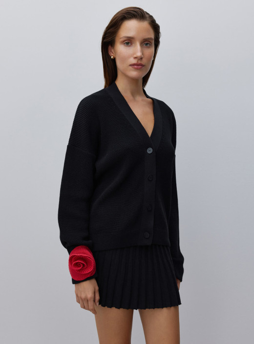 Кардиган на пуговицы Lorin черный
