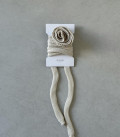 A rose on a scarf ivory