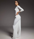 Jane set with flared trousers and jumper milk