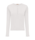 Jane set with flared trousers and jumper milk
