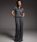 Jane-Moss trouser set with T-shirt graphite