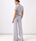 Jane-Moss trouser set with T-shirt gray