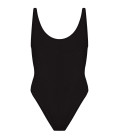 Sharon ribbed viscose bodysuit black