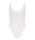 Sharon ribbed viscose bodysuit milk