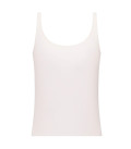 Linda tank top with contrast trim Milk