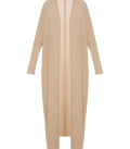 Marea viscose long cardigan beige