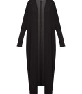 Marea viscose long cardigan black