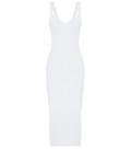 Dress with accent neckline Vivian milk