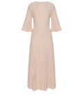 Openwork knit dress with sleeve Estelle cream