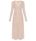 Dress with A-line skirt Stefania cream