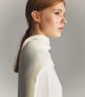 Lea soft warm yarn dress milk