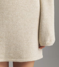 Lea soft warm yarn dress light beige