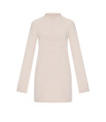 Lea soft warm yarn dress light beige