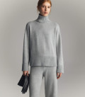 Vivienne-Nidea winter sweater and trousers set in grey