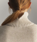 Vivienne-Nidea winter sweater and trousers set in light beige