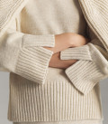 Vivienne-Nidea winter sweater and trousers set in light beige