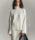 Vivienne-Nidea winter sweater and trousers set in milk