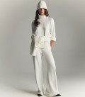 Vivienne-Nidea winter sweater and trousers set in milk