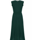 Openwork knit dress Estelle dark green