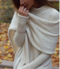 Комплект шарф и шапка Кая светло бежевый
