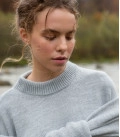 Sweater with cuffs Nidea gray