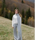 Sweater with cuffs Nidea light beige