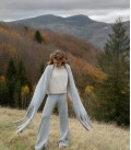 Sweater with cuffs Nidea light beige