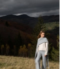 Sweater with cuffs Nidea light beige