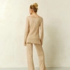 Suit with textured pattern Primavera cream