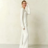 Suit with textured pattern Primavera milk