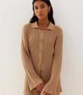 Straight-fit trousers Adaline caramel