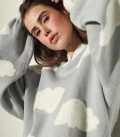 Gray sweatshirt "Khmarky" LU
