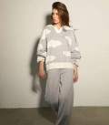 Gray sweatshirt "Khmarky" LU