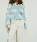 Blue sweatshirt "Khmarky" LU